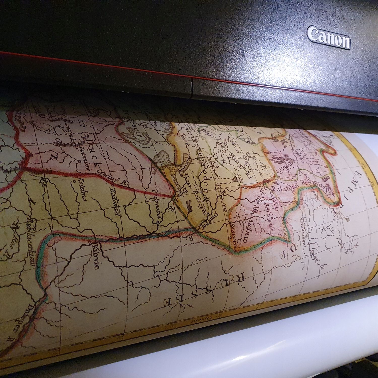 Mapa Galicji / Galicyi 1918 - 70x50cm - Herrich Alwin