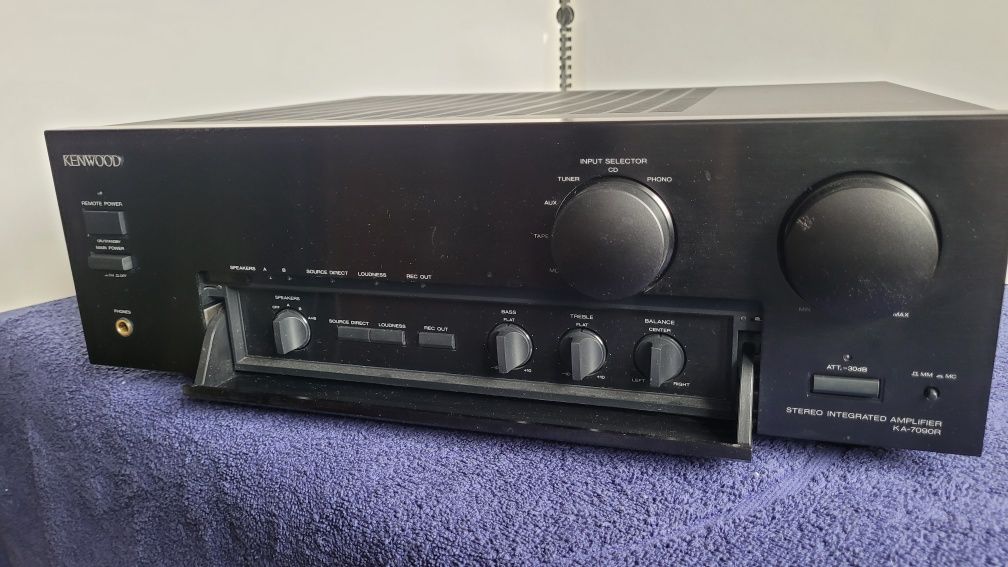 Wzmacniacz  Kenwood KA-7090r oryginalny pilot w komplecie + zmienik
