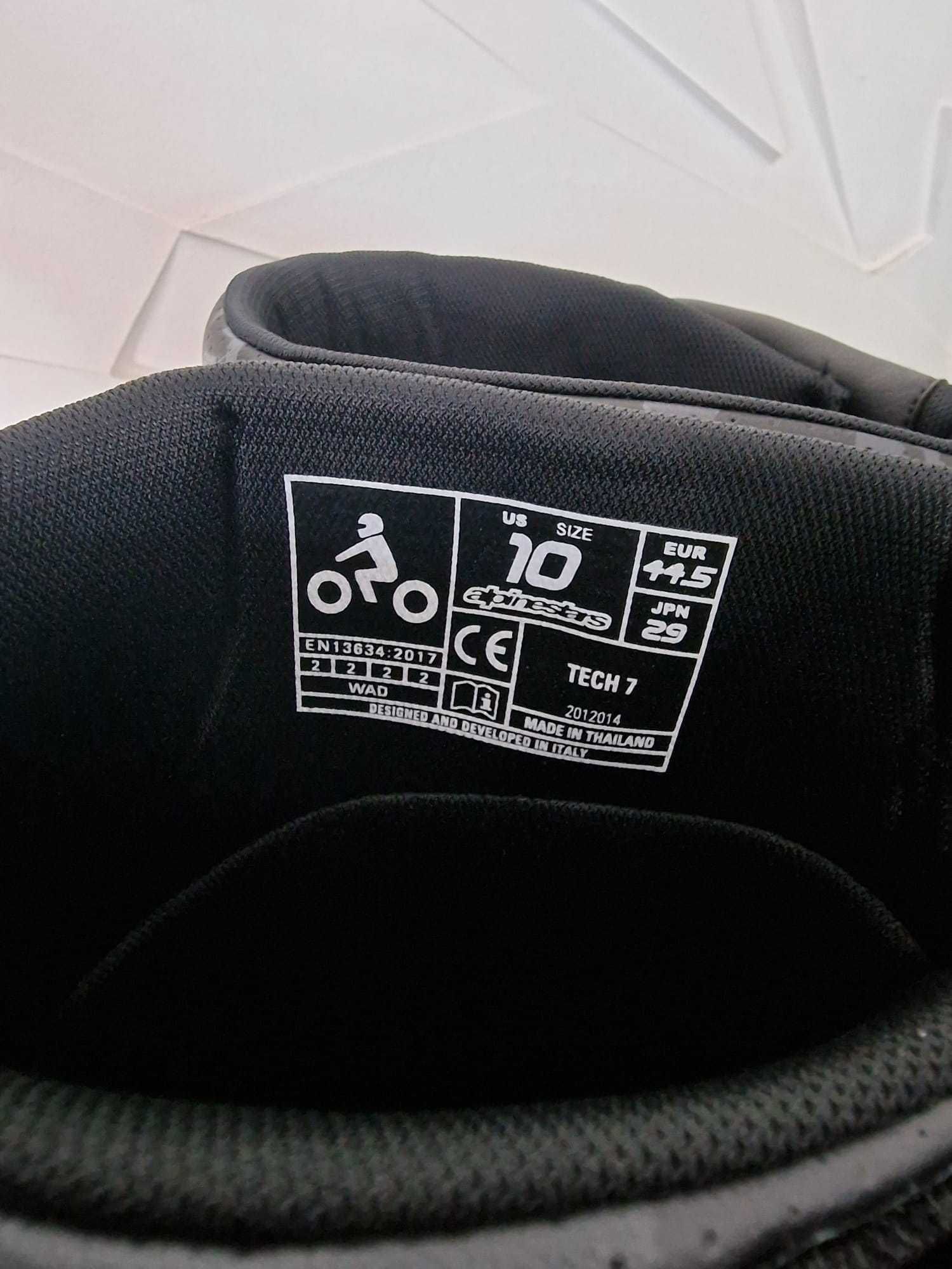 Buty Alpinestars TECH 7 MX  '10  Black/Cool Grey/Red sklep GRATISY!