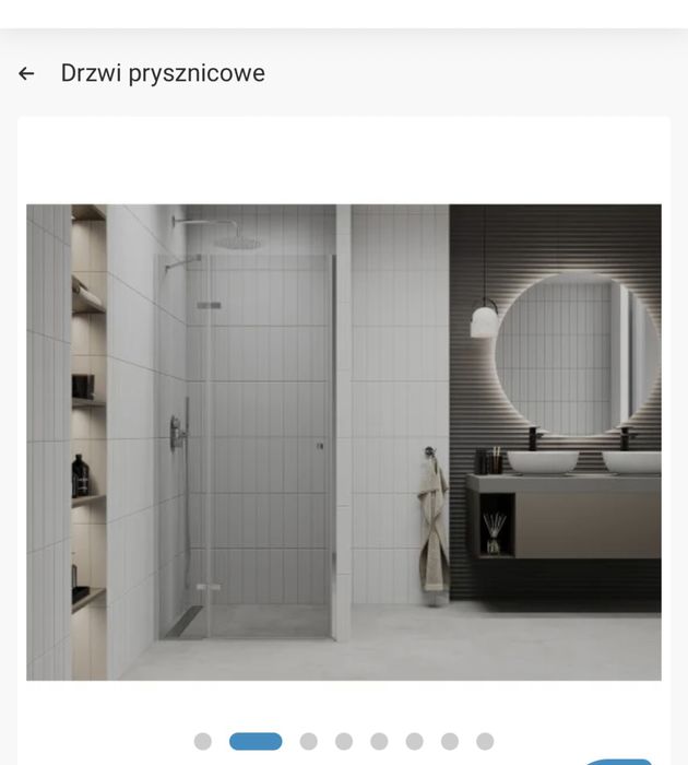 NOWE MEXEN drzwi prysznicowe ROMA uchylne 100 cm, transparent, chrom