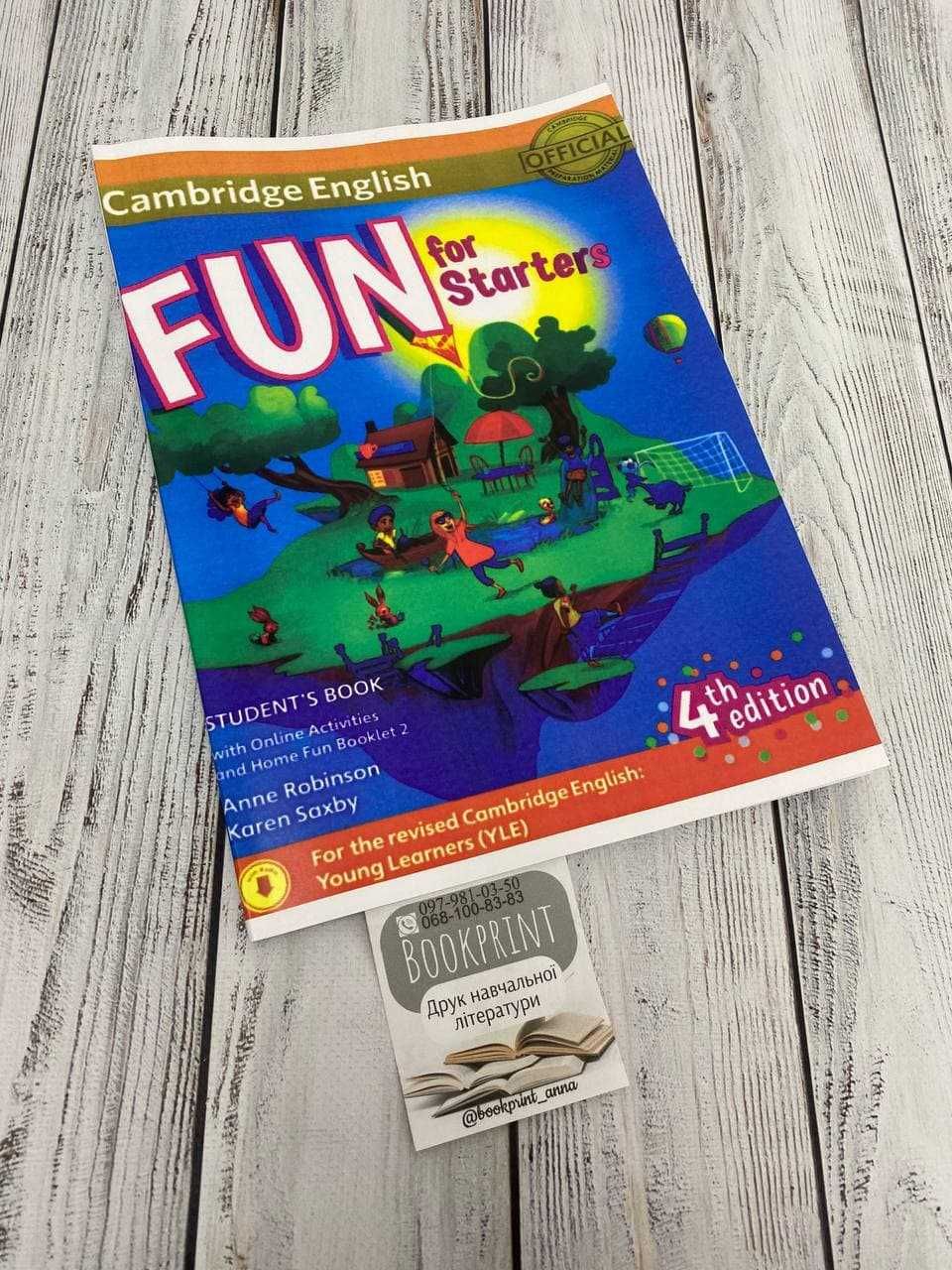 Fun for Starters, Movers, Flyers 4th. edition+АУДІО