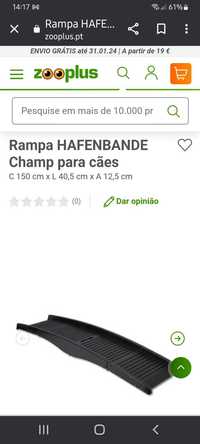 Rampa para cães usada 2 vezes