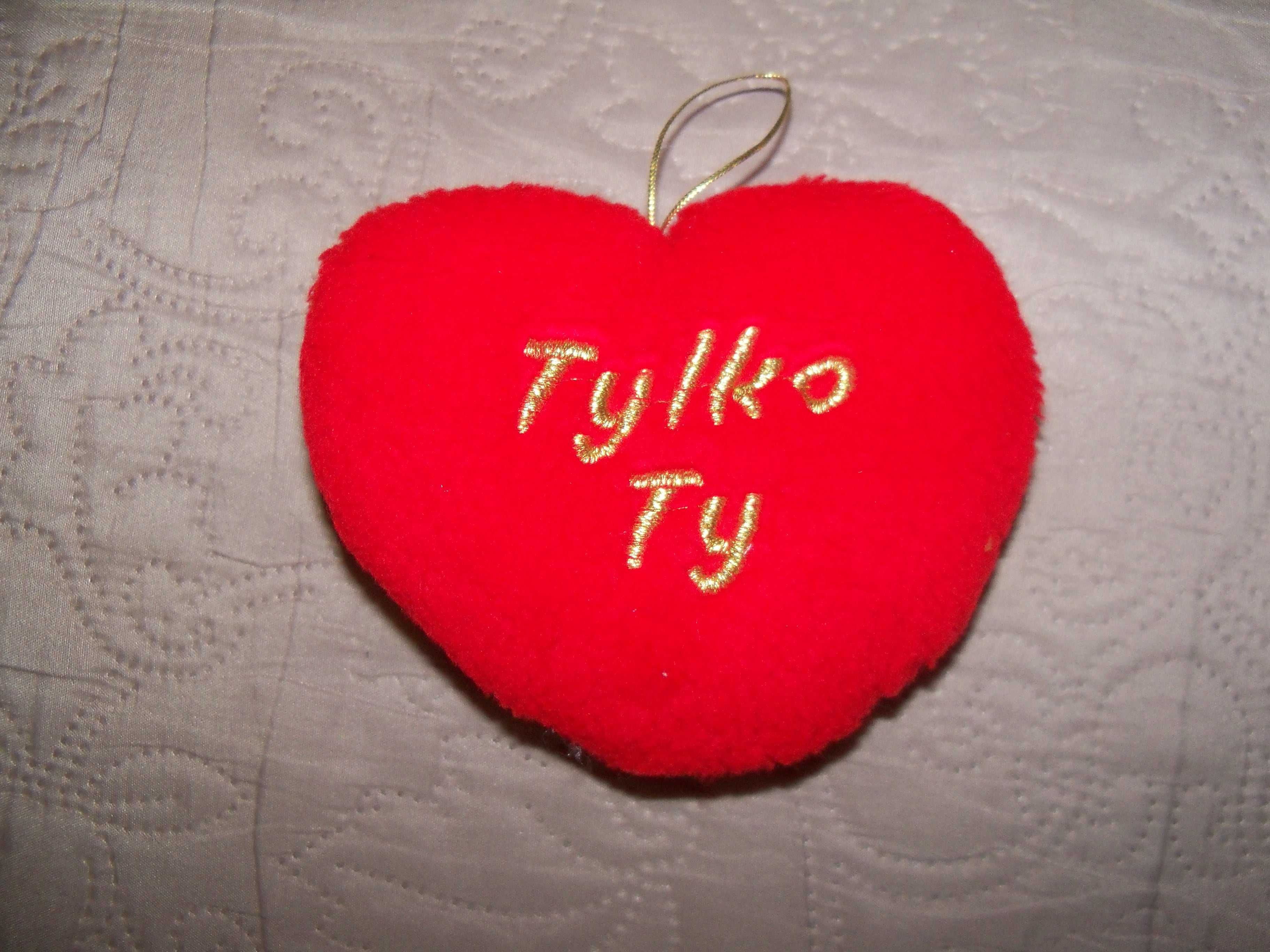 Maskotki, przytulanki Serduszka "Tylko Ty", "Kocham Cię"