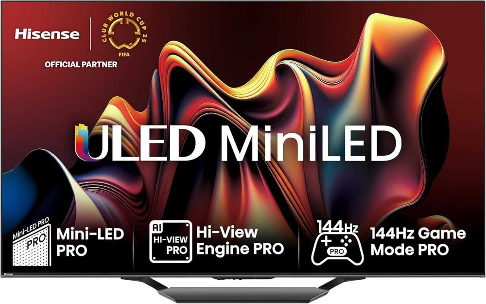 Hisense Mini-LED 55U7NQ ,4K Smart TV,VIDAA,144 Гц, Dolby Vision IQ