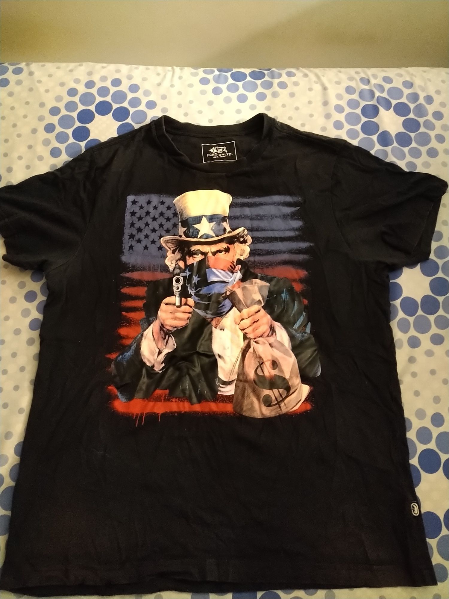 T shirt Preta Uncle Sam