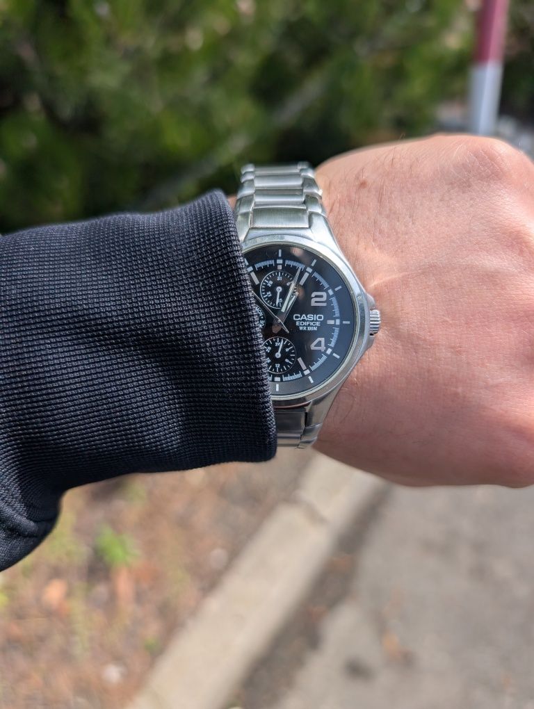 Zegarek CASIO Edifice EF-316 wr100m bransoleta