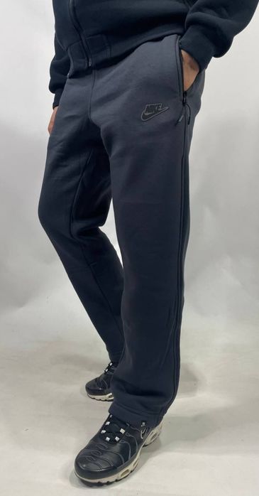 Мужские спортивные штаны Nike зимние теплые на флисе