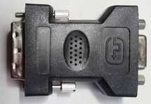 Перехідник DVI-I male to VGA 15-pin HD (3 rows) female