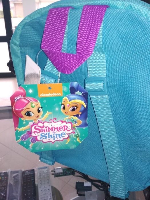 MEGA PROMO:Mochila Shimmer & Shine 29 cm NOVAS