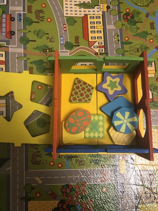 Деревянный конструктор сортер