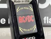 Zapalniczka Zippo AC/DC High Voltage Rock And Roll, Black Matte, NOWA