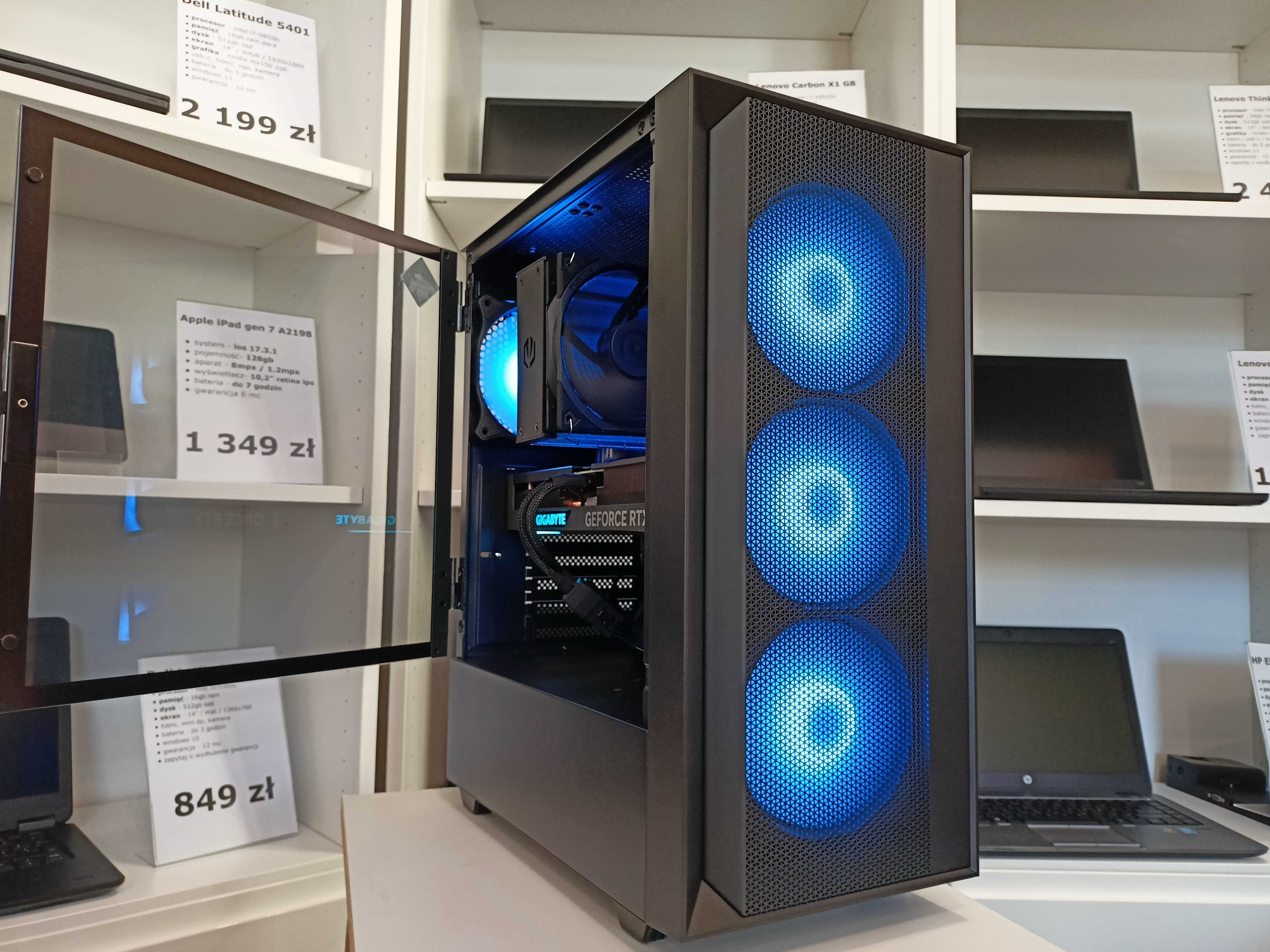 Nowy Komputer Gamingowy Kraków Ryzen 7 16GB 512SSD RX 6600 Win11
