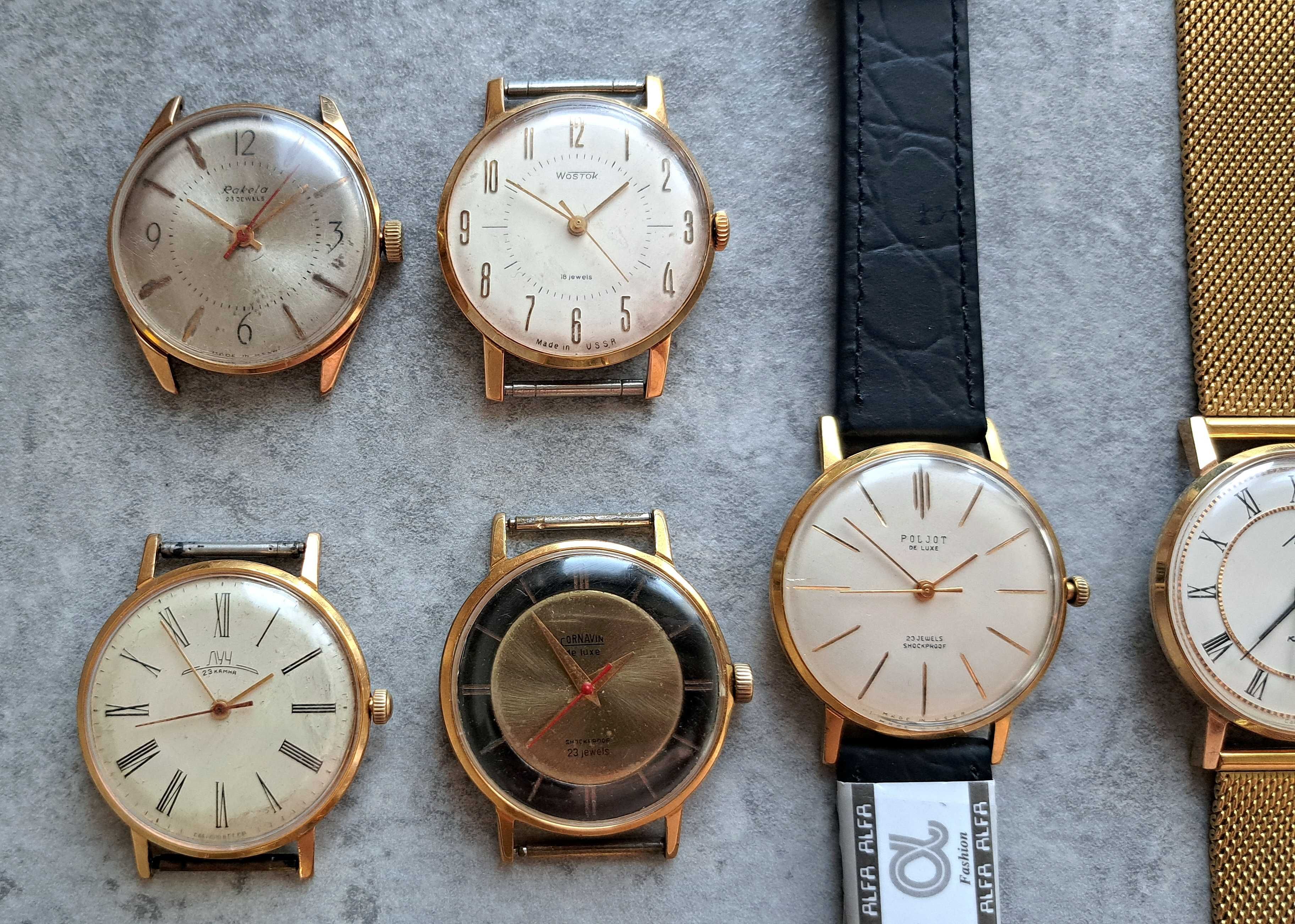 Poljot, Łucz, Rakieta, Slava, Wostok, Kirowski kolekcja zegarki retro