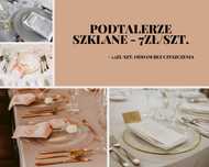 Serwetki, podtalerze, obrusy - wypożyczalnia dekoracji