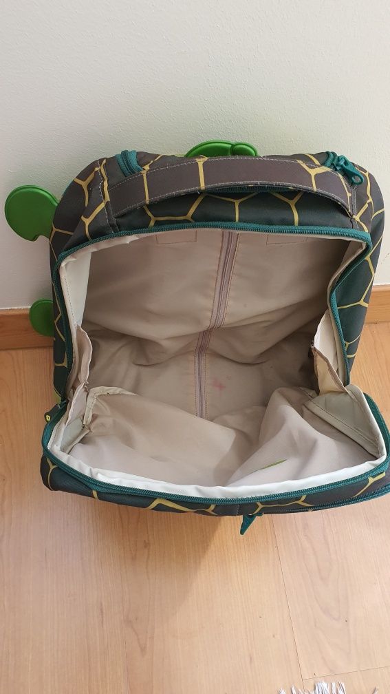 Mochila/trolley by samsonite - tartaruga - ideal para escola e férias