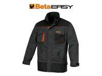 beta work jacket in t/c canvas 260 g/m² oxford inserts grey 5250000468