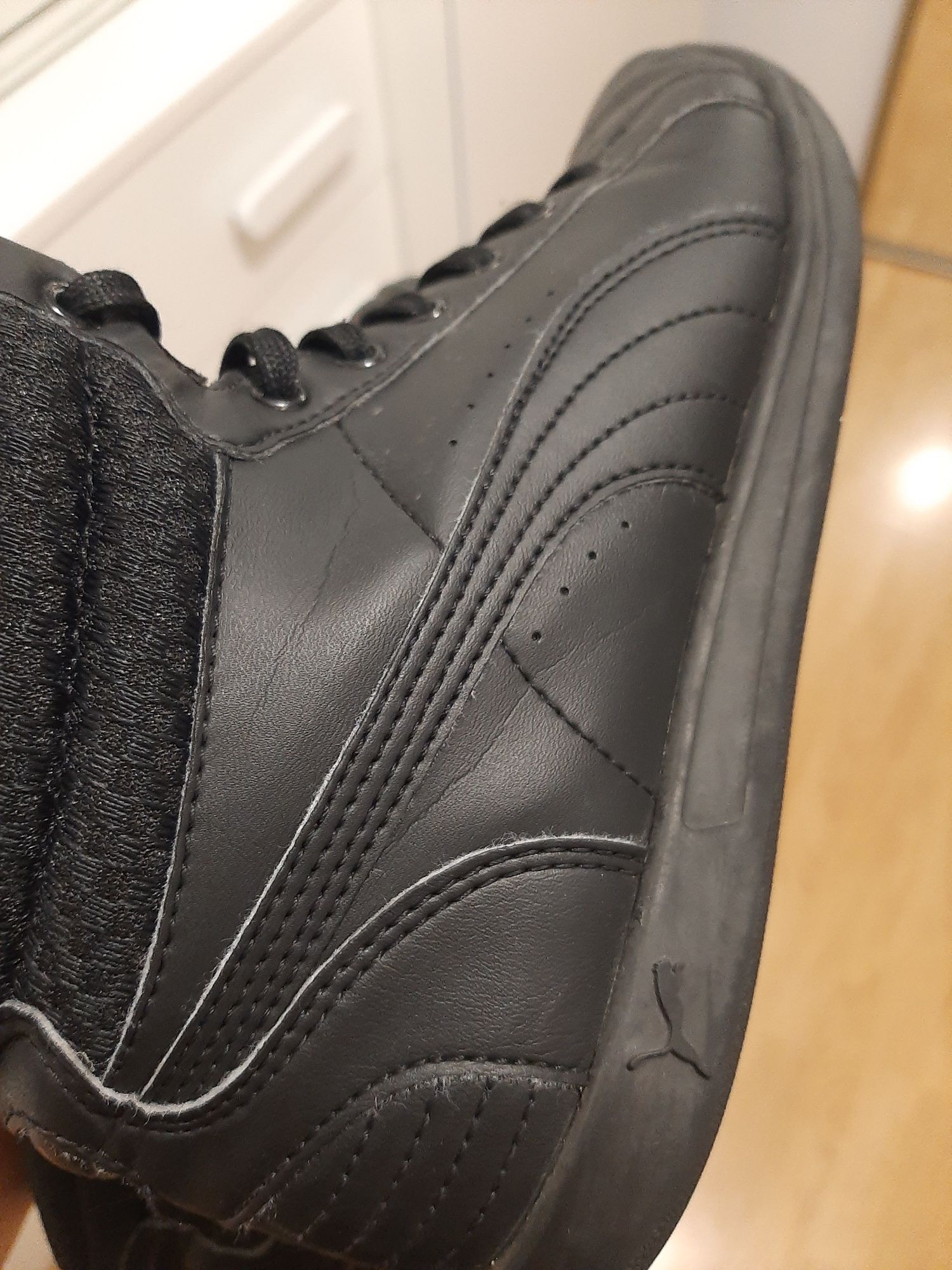 Buty Puma damskie  czarne wysokie 38