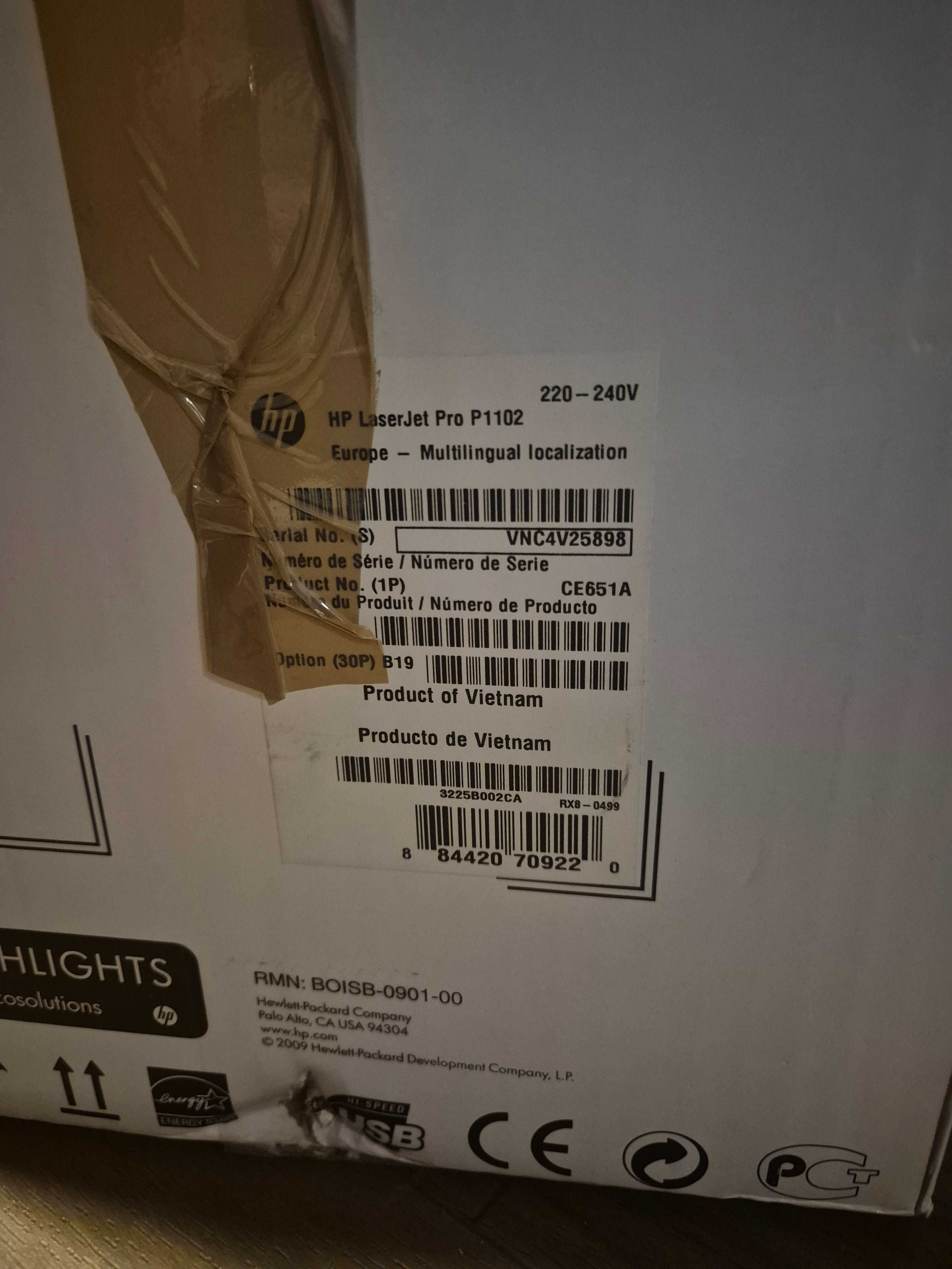 Drukarka HP LaserJet Professional P1 102