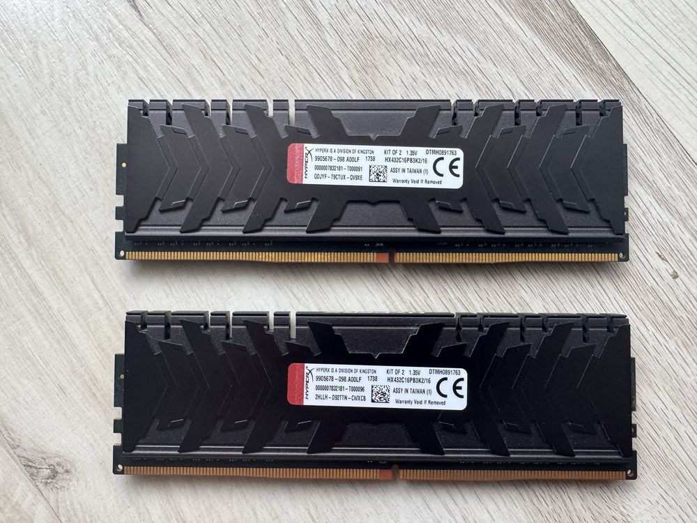 Kingston HyperX Predator 16GB 2x 8GB 3200MHz