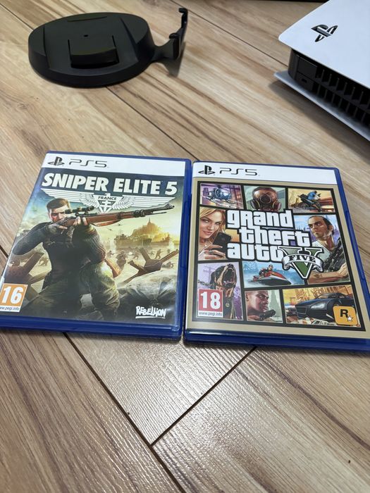 Konsola Ps5 1TB Napęd Gra  2 Gry 5 Sniper Elite 5