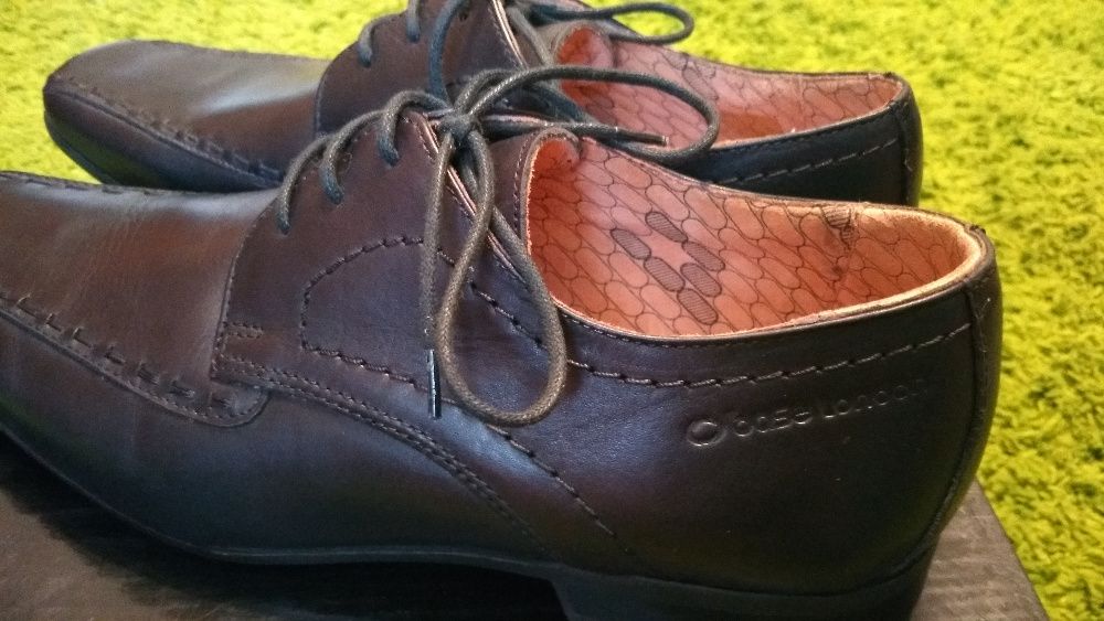 туфли статусные кожаные новые мужские Англия бренд Base London р. 41
