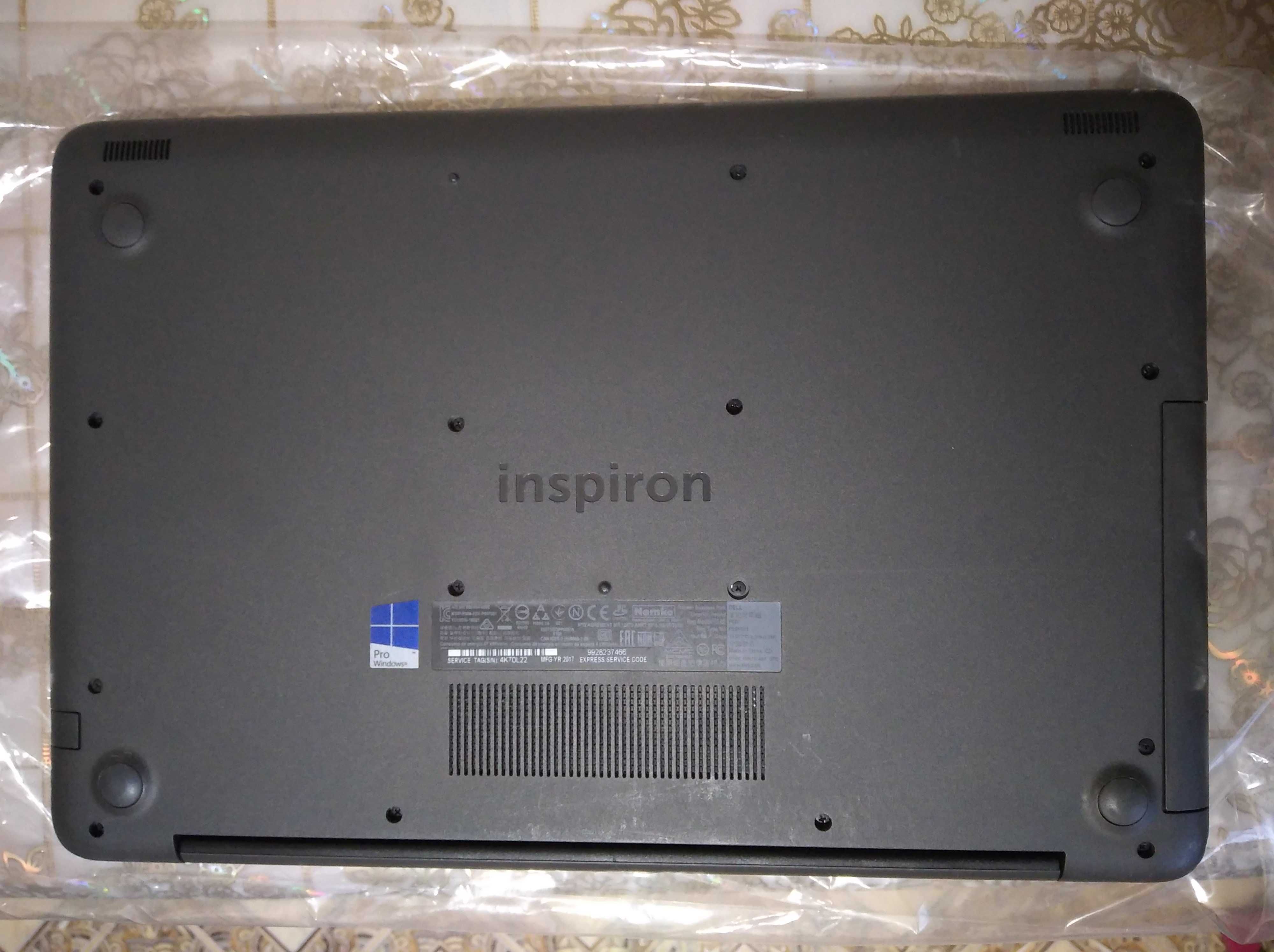 Ноутбук dell Inspiron 5567