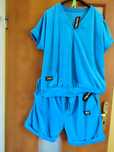 Dres welur niebieski rozmiar XL/XXL