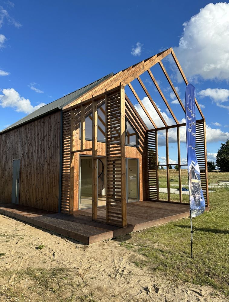 Nowoczesna Stodoła / Domek drewniany / dom z drewna / 35m2 /Całoroczny