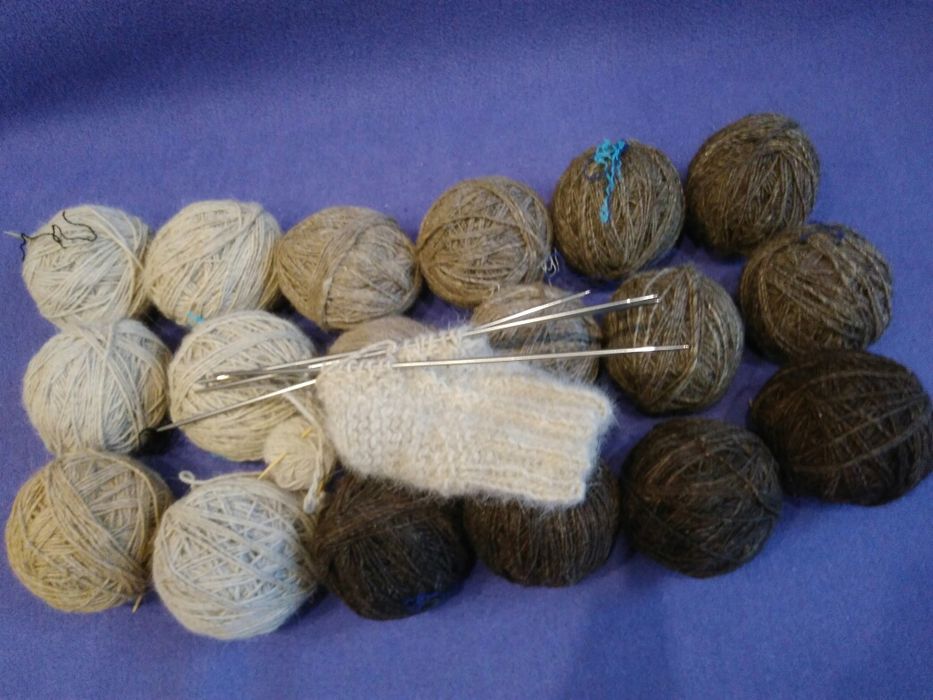 Продам пряжу из собачьей шерсти