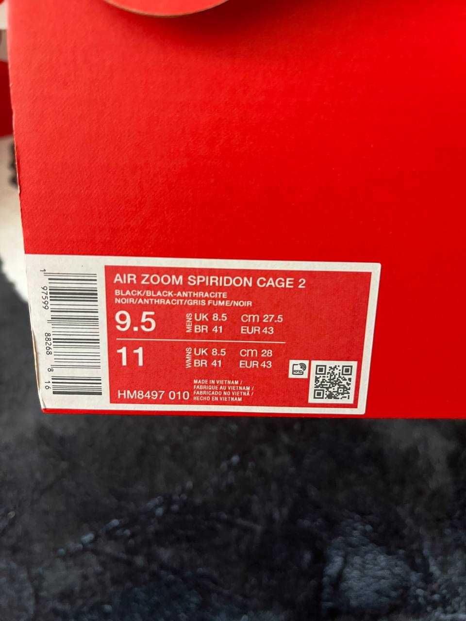Кросівки Nike Air Zoom Spiridon Cage 2 Black HM8497-010 оригінал
