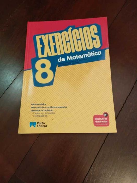Livro "Exercícios de Matemática" 8° ano