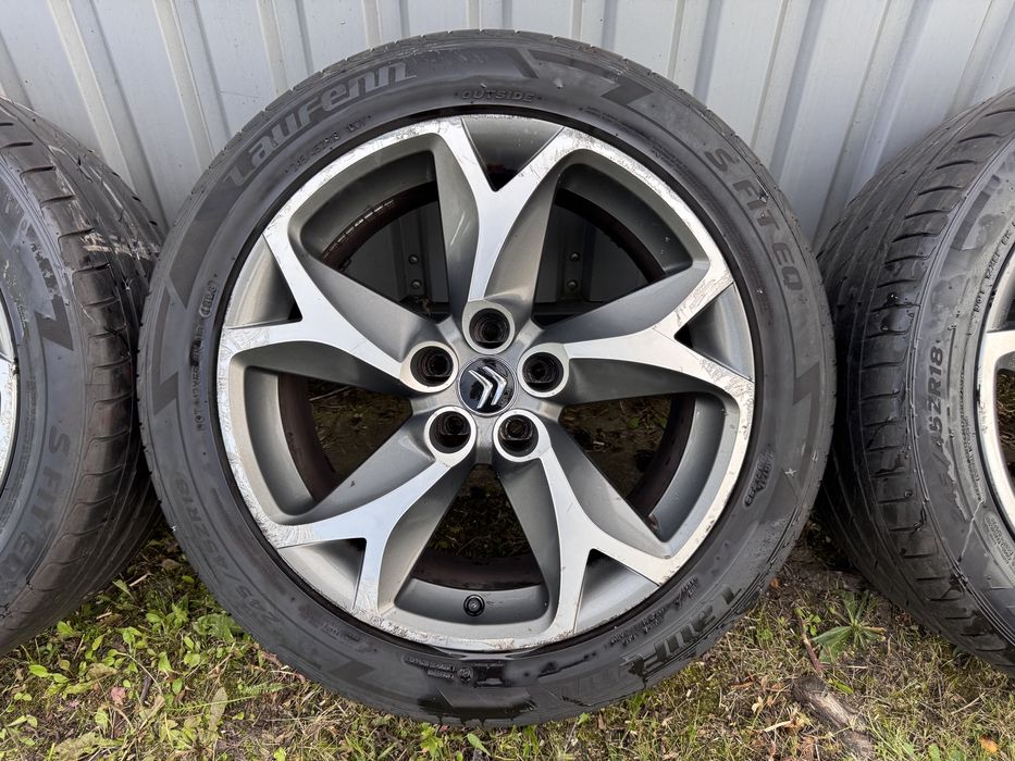 Felgi aluminiowe 18 cali Citroen C5 X7, Peugeot 508 + opony letnie