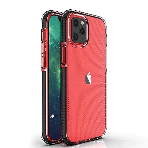 Spring Case pokrowiec żelowe etui z kolorową ramką do iPhone 13 Pro cz