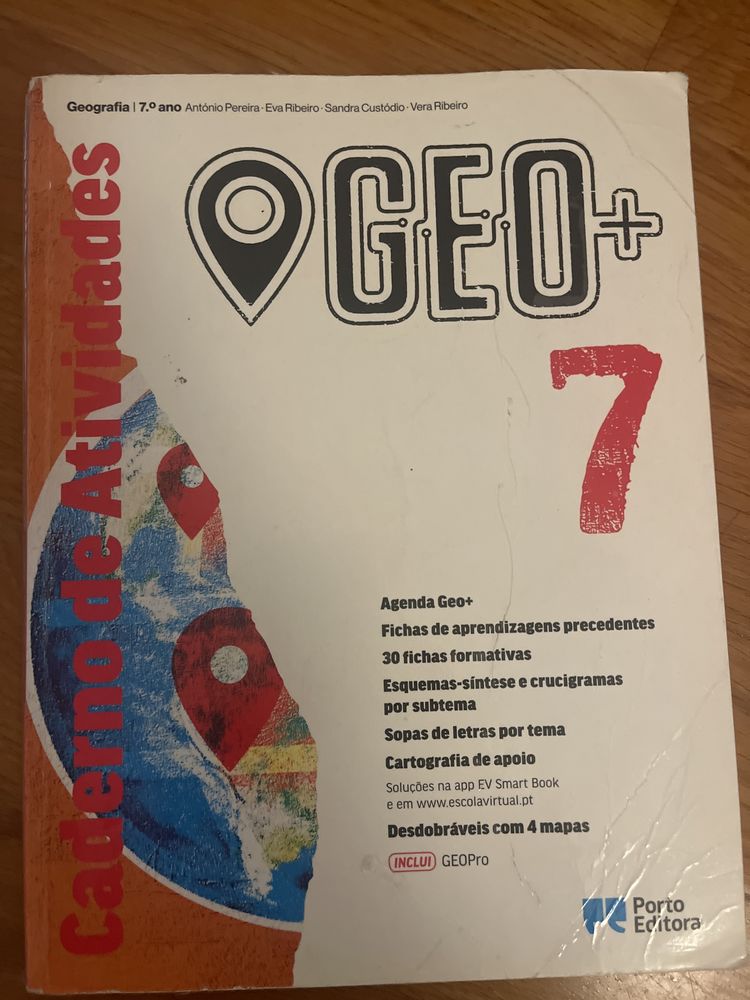 Geografia 7 livro que inclui caderno atividades