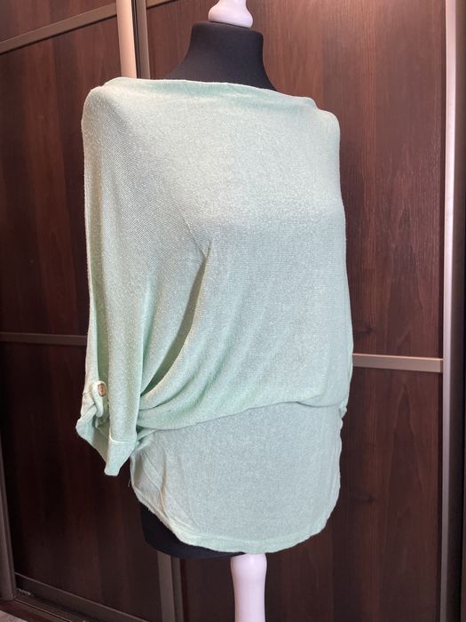 Miętowa lekka narzutka