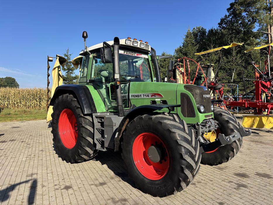 Fendt 714 vario TMS tuz wom traktor ciągnik rolniczy 716 718