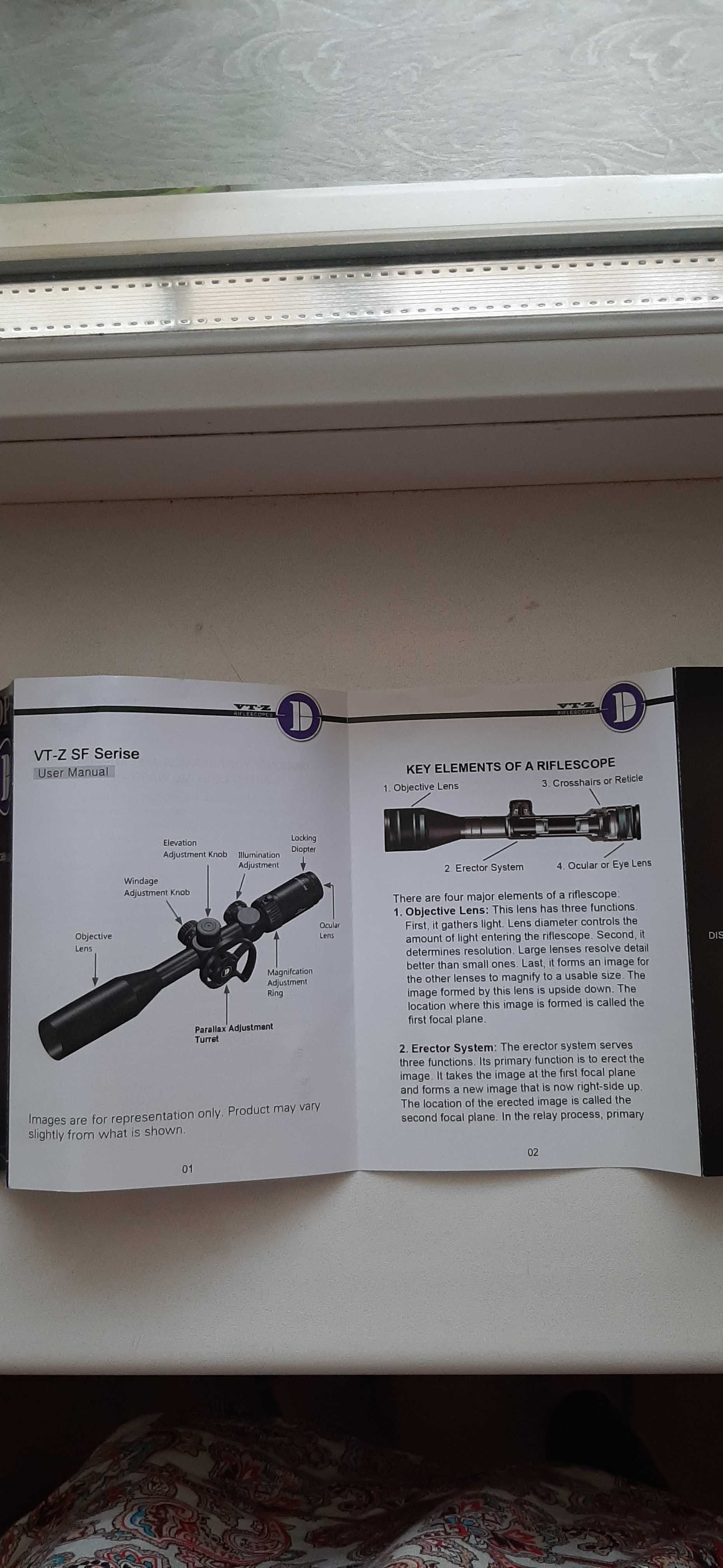 Приціл discaveri optiks,з підсвіткою