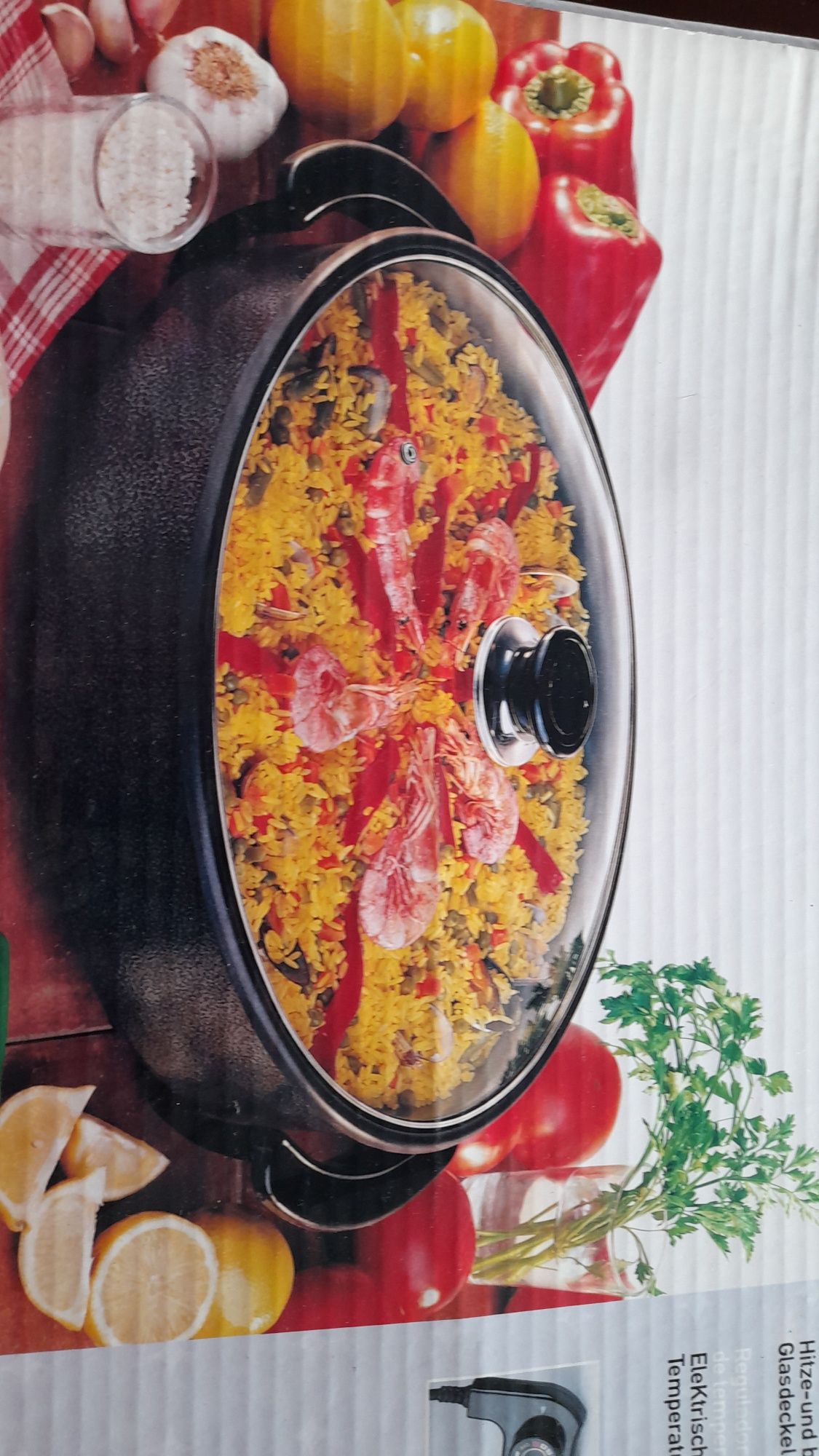 Paella Elétrica com 42cm diâmetro