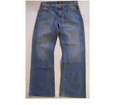 Spodnie FB Jeans Szerokie Dzwony Baggy Y2K Hiphop Proste Jeansy 34x30