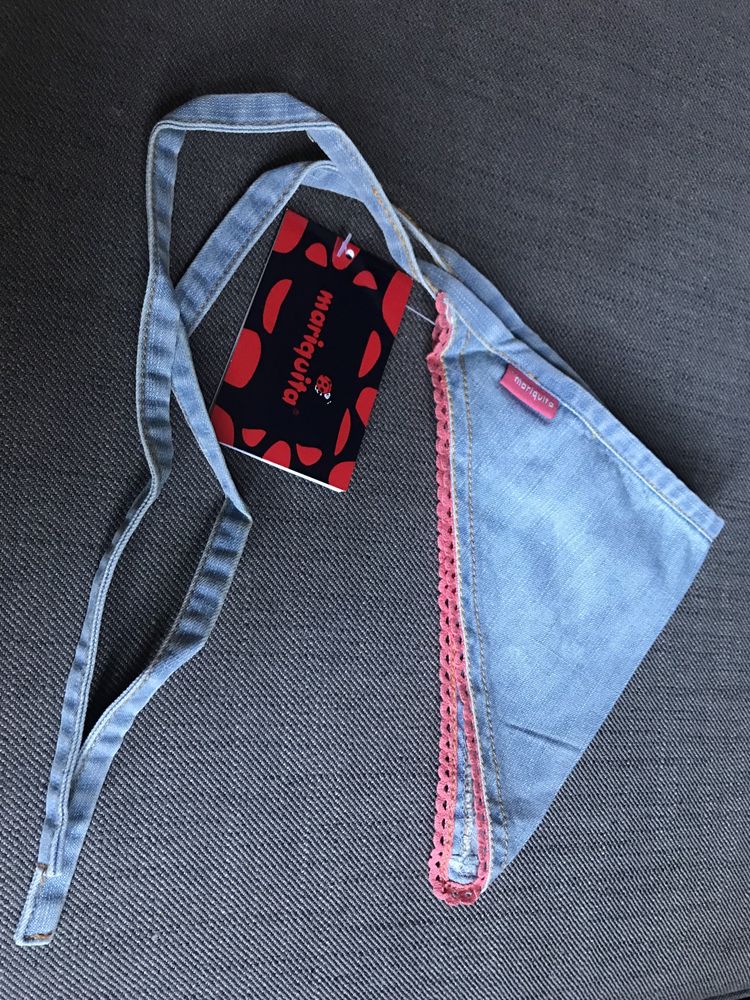 Chustka apaszka jeans 50-52 cm nowa mariquita