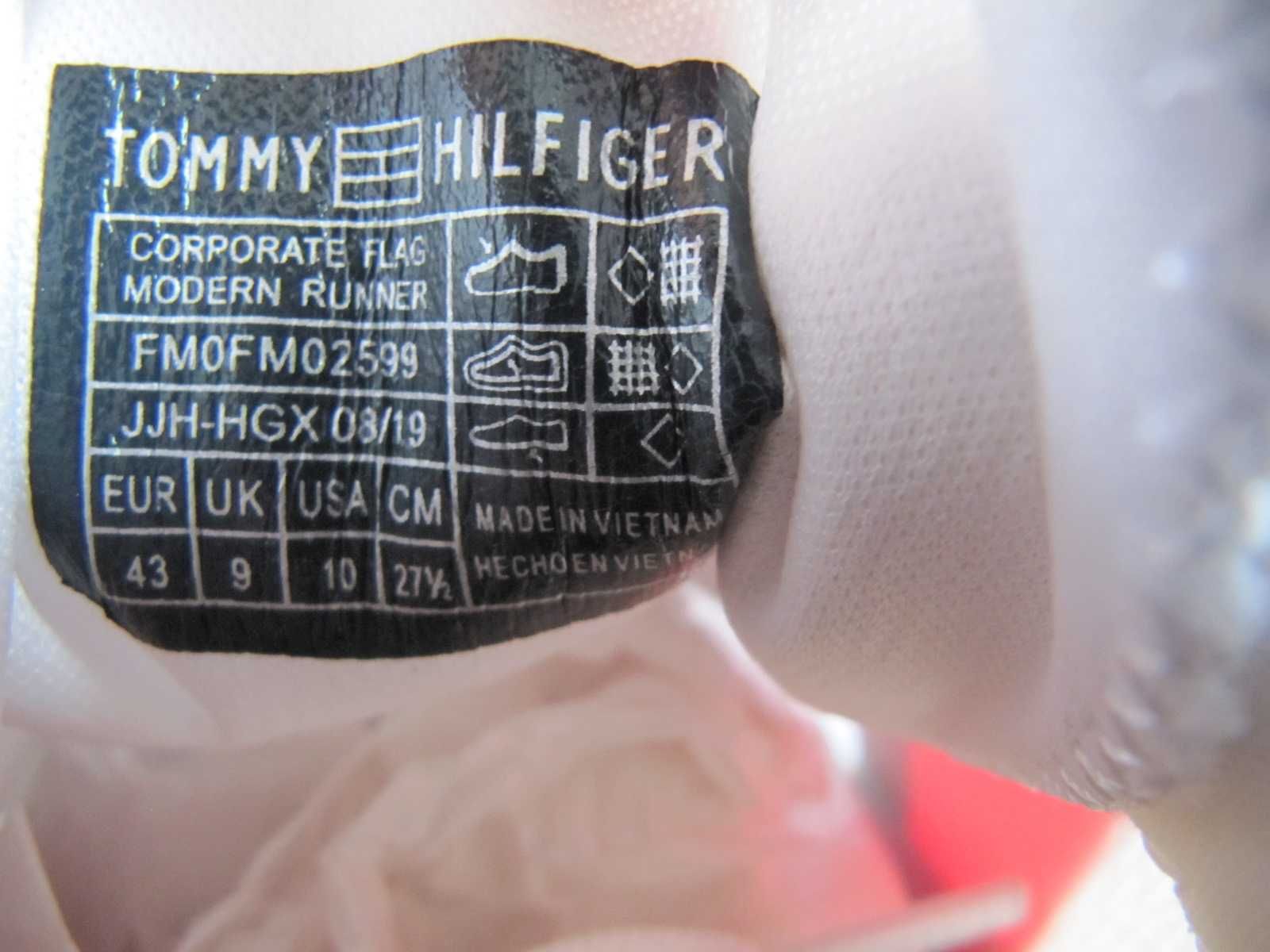 TOMMY HILFIGER letnie buty sneakersy męskie rozmiar 43, nowe