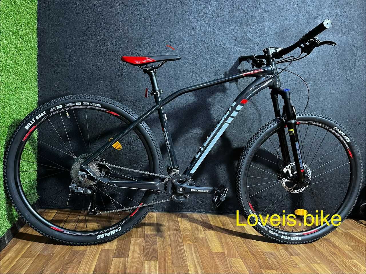 Велосипед горный Crosser SHADOW 2х9/1/2x12 AIR + SHIMANO Гидравлика 29