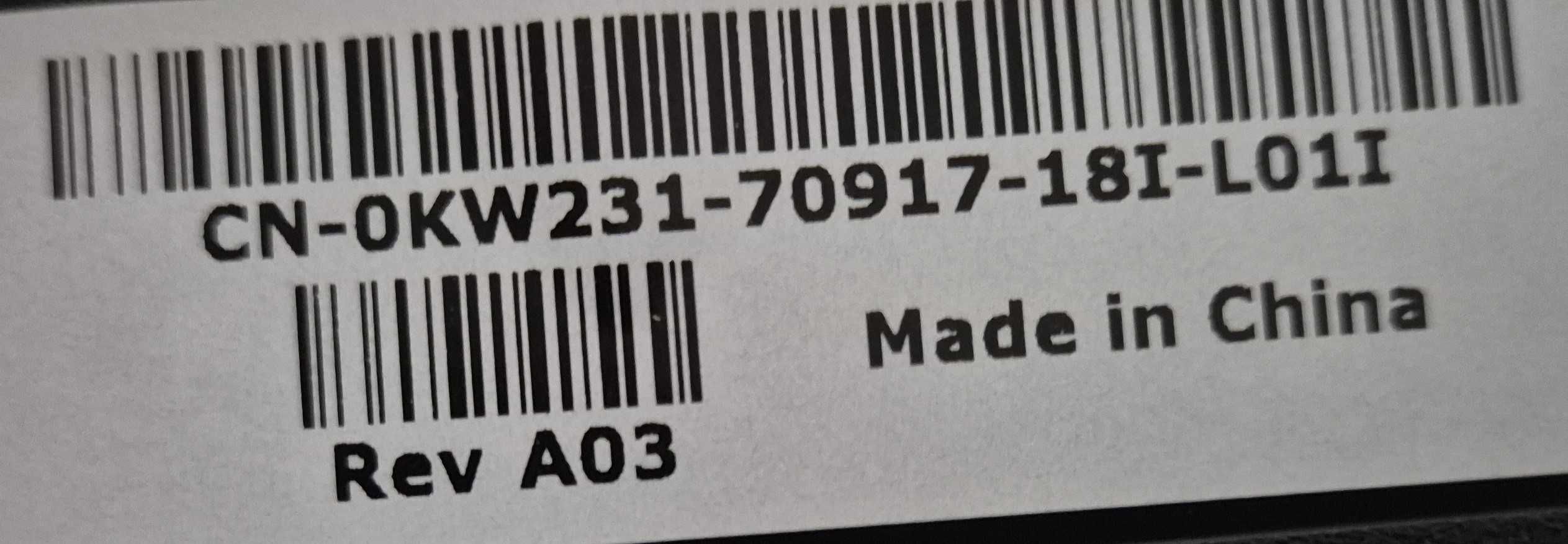 Teclado leitor smart card português com fio Dell KW231 (NOVO)