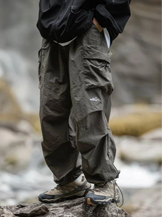 ! Зелені L ! Штани Cargo Pants Parachute Gore-Tex Нейлон Утяжки