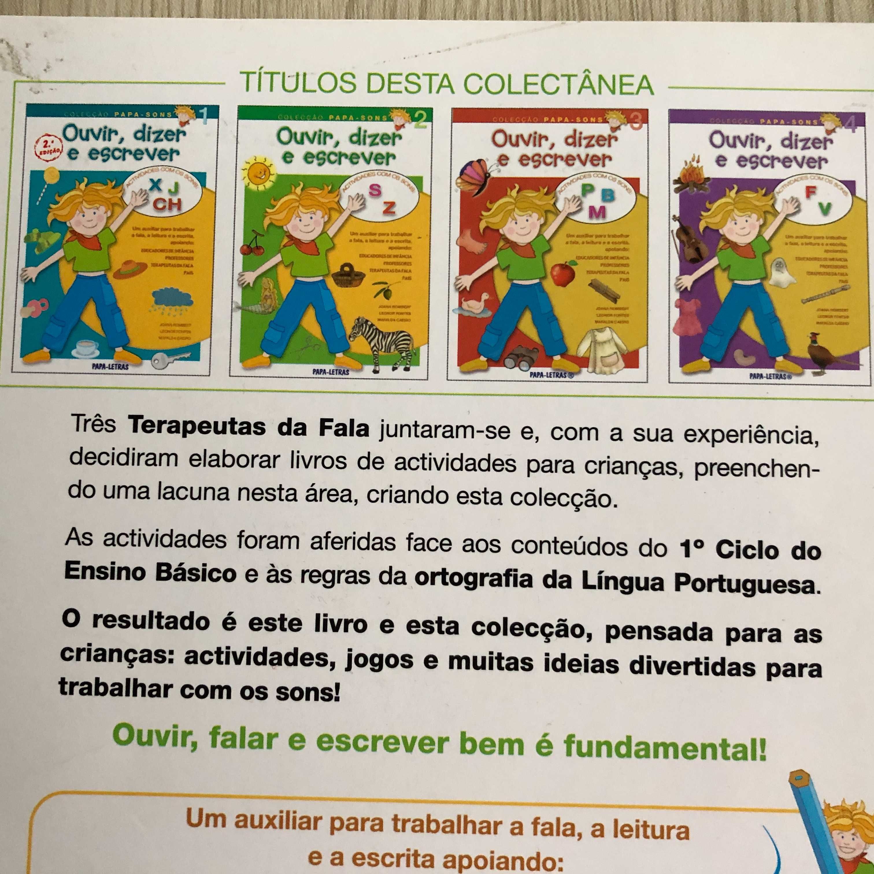 Livro Ouvir, dizer e escrever novo