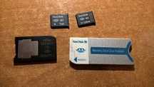 Karta pamięci micro SD z adapterem i karty SD