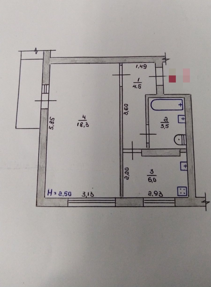 Продаж 1 кімн квартири на Київській