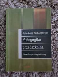 Książka pedagogika przedszkolna Anna Klim - Klimaszewska