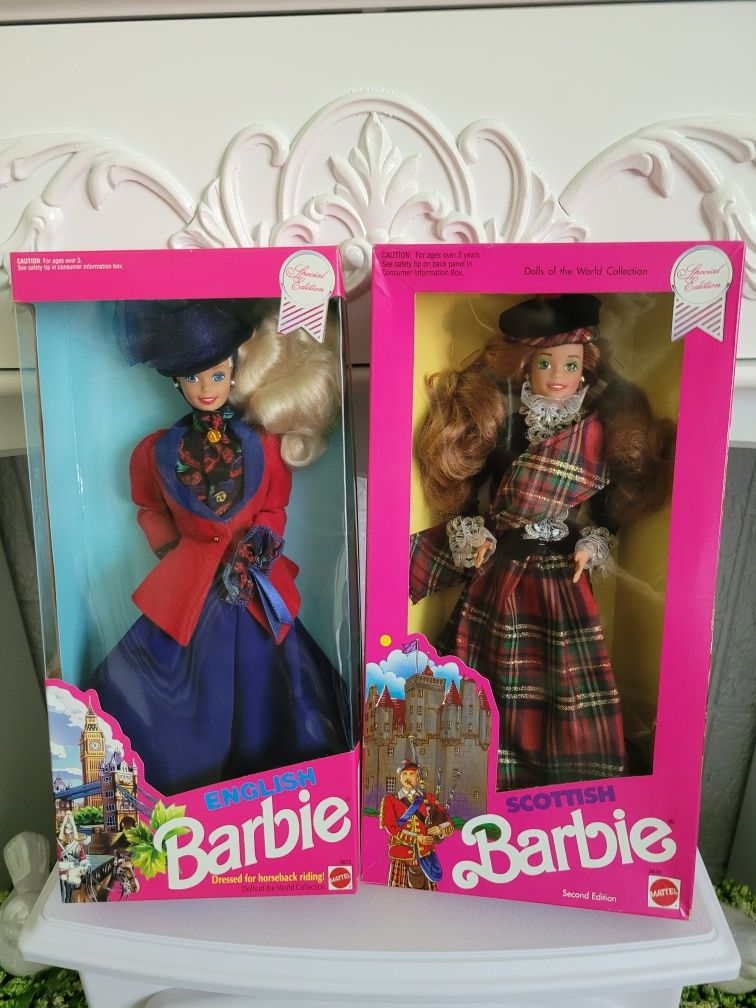Barbie Lalki Świata Dolls of the World Scottish Unikat NRFB