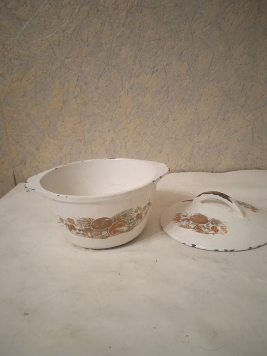 Чугунный эмалированный чугунок